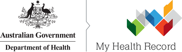 My Health Record logo banner
