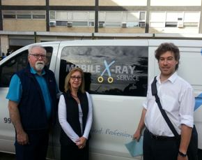 Mobile x ray service staff