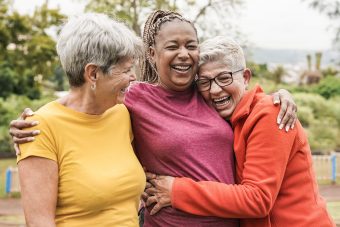 Happy,Multiracial,Senior,Women,Having,Fun,Together,Outdoor,-,Elderly